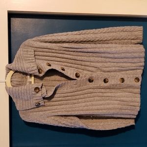 Gray Old Navy cardigan sweater